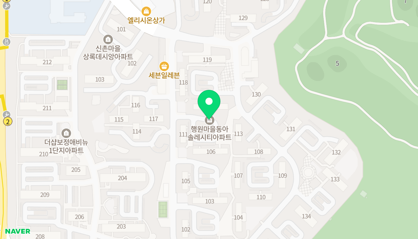 용인시 기흥구 아파트 경매 위치 지도