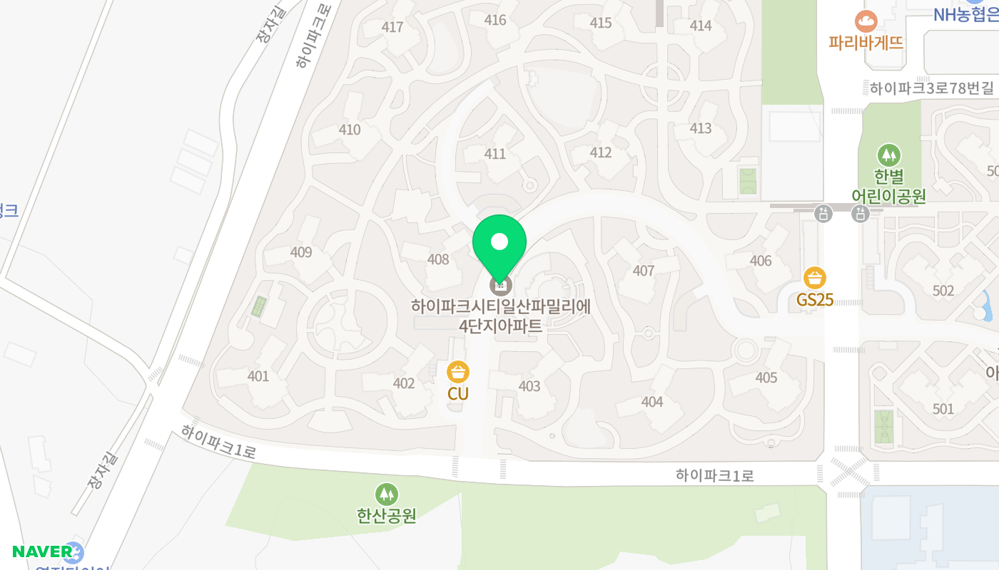 고양시 일산서구 아파트 경매 위치 지도