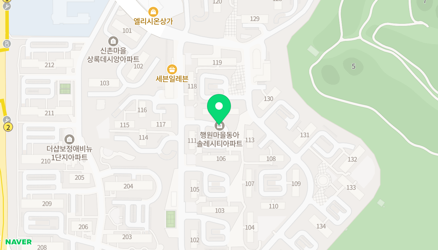 용인시 기흥구 아파트 경매 위치 지도
