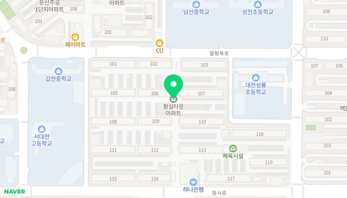 서구 아파트 경매 위치 지도