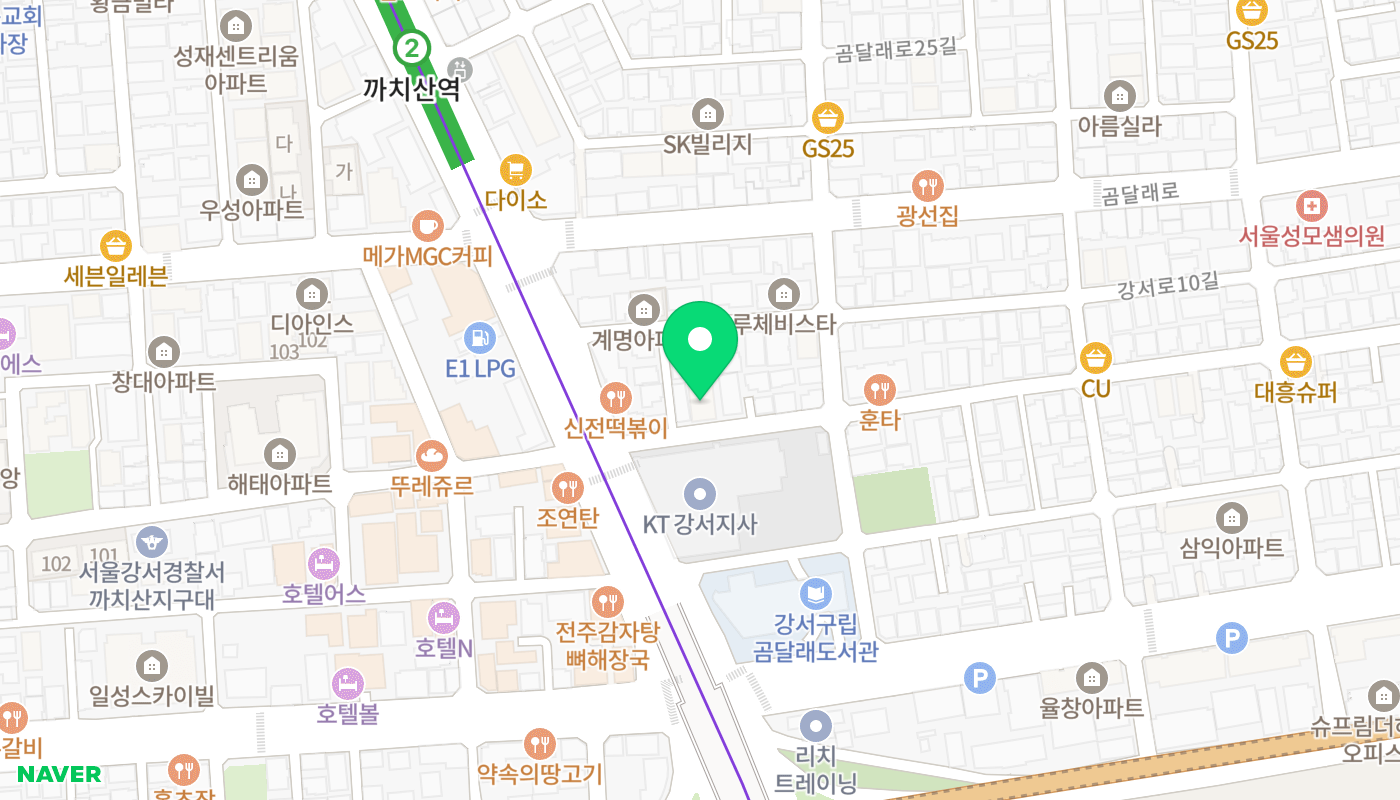 강서구 아파트 경매 위치 지도