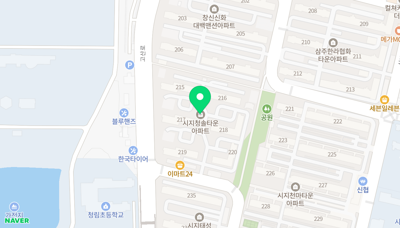 남양주시 아파트 경매 위치 지도